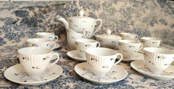 Limoges - Giraud & Cie - Service à café (23) - Porcelaine -, Antiquités & Art