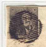 België 1849 - Luxe brief met goed gerande 1 en de variëteit, Postzegels en Munten, Gestempeld