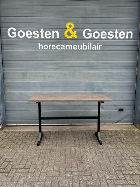Gebruikte Bartafel (280x90cm) - T1368- Vintage/Café, Huis en Inrichting, Tafels | Eettafels, Ophalen