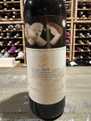 1986 Chateau Mouton Rothschild - Pauillac 1er Grand Cru, Nieuw