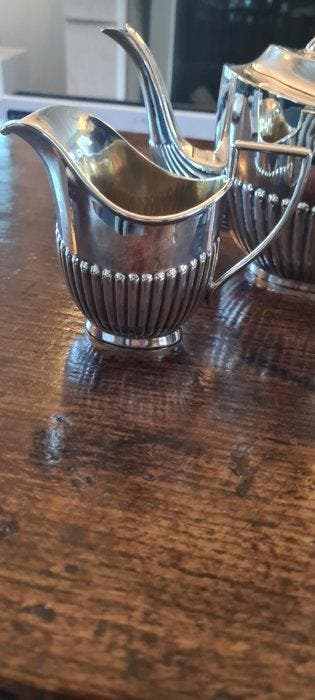 Theeservies (3) - Verzilverd - Chippendale