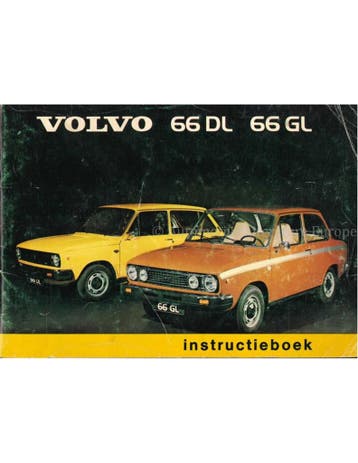 1976 VOLVO 66 INSTRUCTIEBOEKJE NEDERLANDS