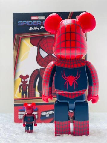 Medicom toy - BE@RBRICK 400% & 100% Spider Man (No way home