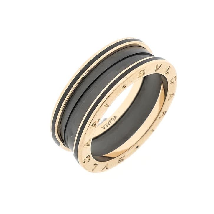 Rosé gouden ring;  BVLGARI, Handtassen en Accessoires, Ringen, Dame of Heer, Overige kleuren, 19 tot 20, Gebruikt, Goud, Ophalen of Verzenden