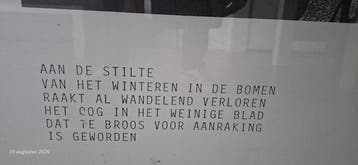 Johan van den Berg ( 1939) - AAN DE STILTE VAN HET WINTEREN