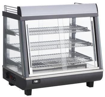 Warmhoudvitrine RVS ELIAS 96L | 1.5kW | LED verlichting |, Verzenden