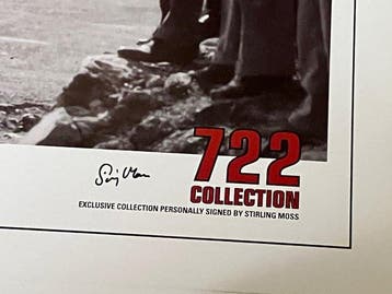 Mercedes - Stirling Moss - 1955 - Print