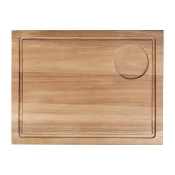 Snij-/Serveerplank | Acaciahout | Sapgeul | 310x240x25(h)mm, Verzenden, Nieuw in verpakking