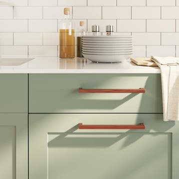 vidaXL Handvatten 5 st 224 mm roestvrij staal bronskleurig, Doe-het-zelf en Bouw, Hang- en Sluitwerk, Verzenden, Nieuw