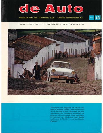 1960 DE AUTO MAGAZINE 48 NEDERLANDS, Nieuw