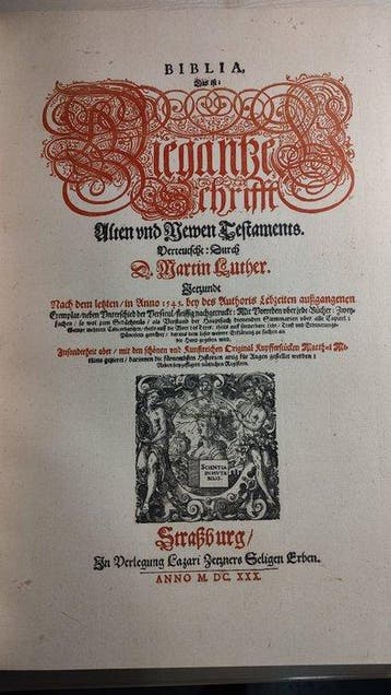 Martin Luther - Biblia, Das ist: Die gantze Heylige