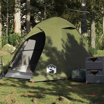 vidaXL Koepeltent 2-persoons waterdicht olijfgroen, Verzenden