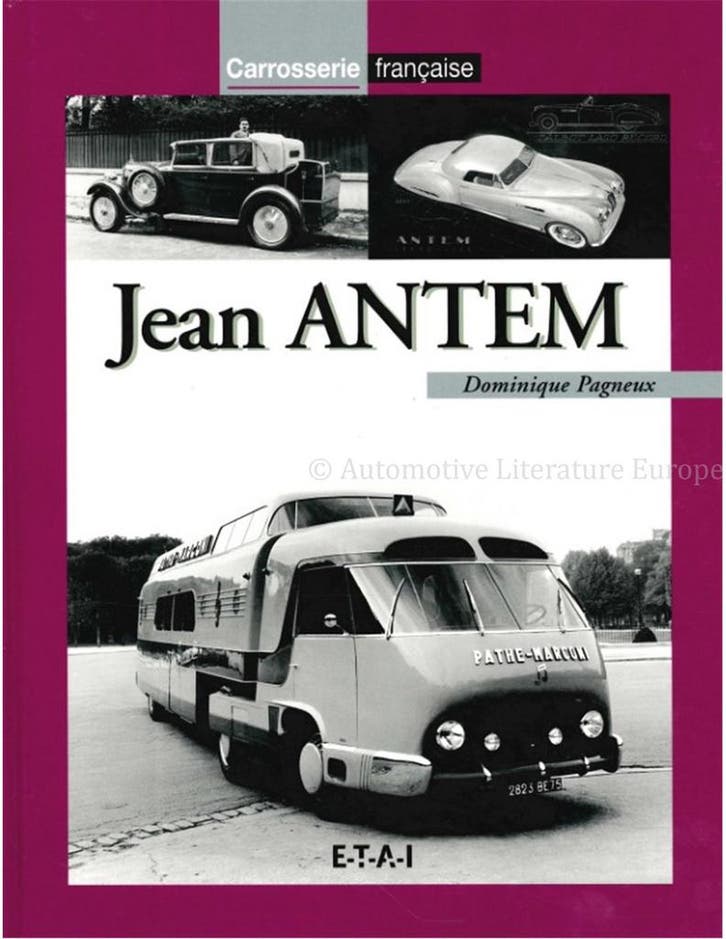 JEAN ANTEM, CARROSSERIE FRANCAISE, Boeken, Auto's | Boeken