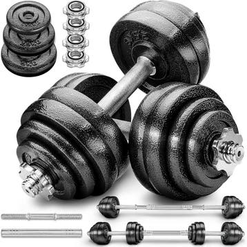 Dumbells set - Gewichten set - Halterset - Gietijzer - 60 kg, Verzenden, Nieuw
