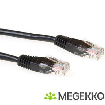ACT Zwarte 20 meter U/UTP CAT6 patchkabel met RJ45, Verzenden