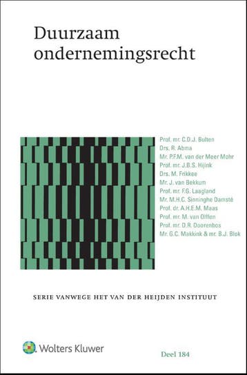Duurzaam ondernemingsrecht 9789013173970, Boeken, Verzenden, Zo goed als nieuw