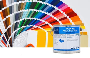 Wixx PRO Aqua Houtlak Satin Mengkleur 5L, Verzenden
