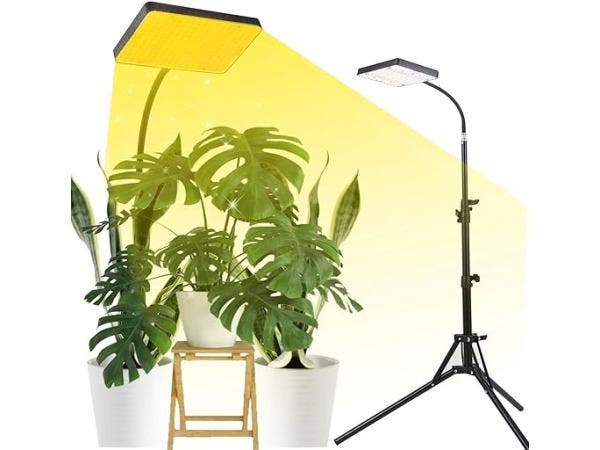Veiling - 50x Full spectrum groeilamp met statief, Tuin en Terras, Kweekspullen