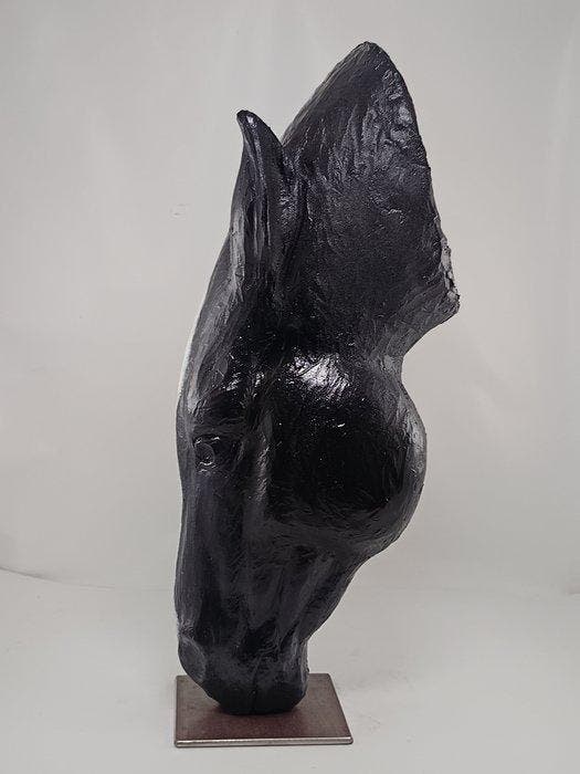 Salvatore Alibrio - Drinking horse - Natural colors, Antiek en Kunst, Kunst | Designobjecten