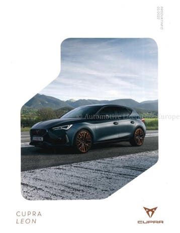 2022 CUPRA LEON BROCHURE DUITS, Ophalen of Verzenden