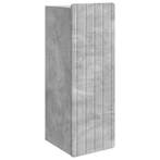 vidaXL Wandkast Betongrijs 33 x 34,5 x 94 cm Bewerkt hout, Verzenden, Nieuw