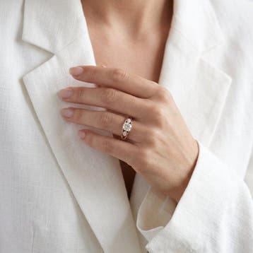 Ring - 14 karaat Roségoud - 1.04ct. tw. Diamant (Natuurlijk), Nieuw