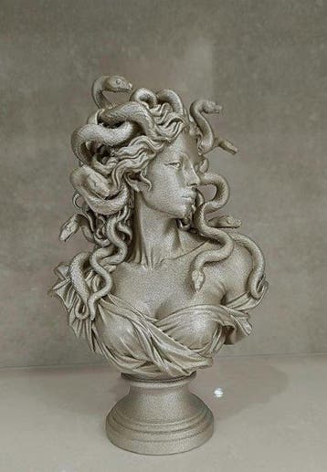 Buste, Medusa – Iconico Busto della Mitologia Greca - 20 cm, Antiquités & Art
