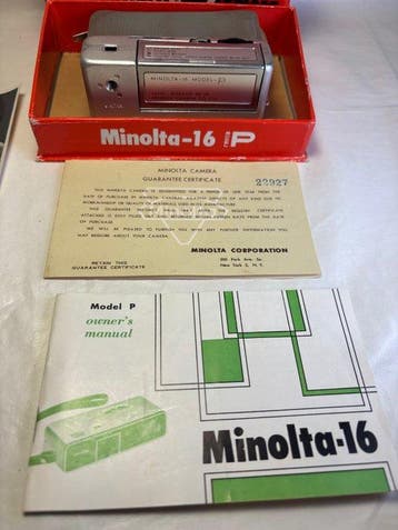 Minolta Model P in originele doos 1960/1965 Caméra miniature, Nieuw