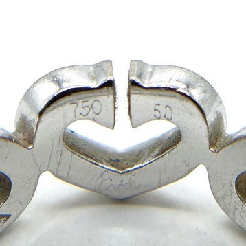 Cartier - Bague - 18 carats Or blanc - cœur
