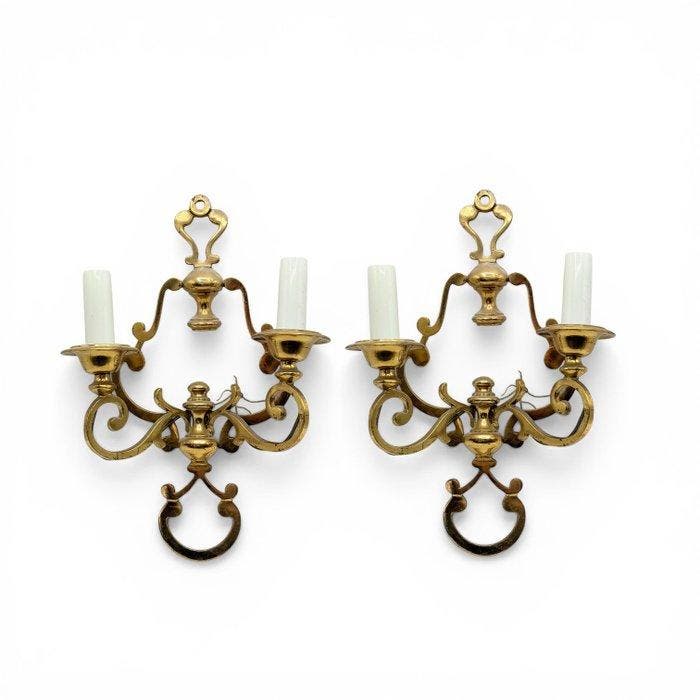 Wandlamp (2) - Messing - Imperio, Huis en Inrichting, Overige Huis en Inrichting