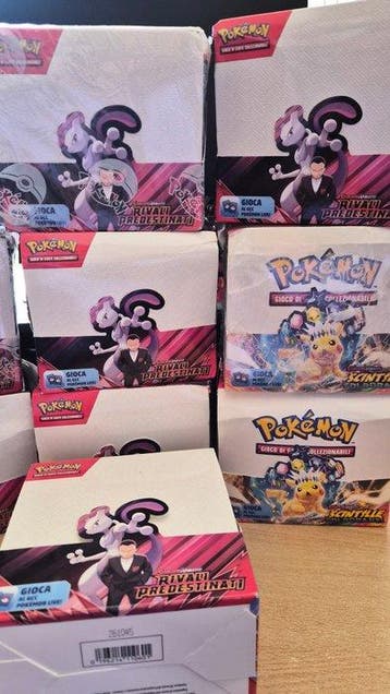 Pokémon - 10 Box - Pokemon Carte Scarlatto & Violetto Rivali