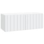 vidaXL Wandmontage TV-kast Wit 78,5 x 31 x 30 cm Bewerkt, Verzenden, Nieuw
