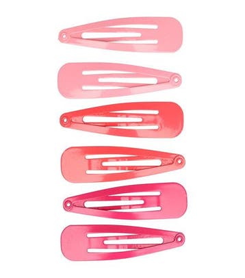 Haarspeld Klikklak 4,5cm - Basic - Roze - Set van 6, Nieuw
