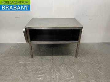 Table de travail en inox avec plateau rabattable 124,5 x 80, Zakelijke goederen, Verzenden