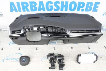 Airbag kit Tableau de bord cuir  HUD coutures bleues BMW iX1, Neuf, BMW