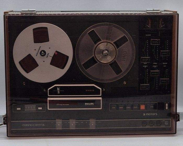Philips - N4417/04 – Tonbandgerät – HiFi-Spulengerät mit, TV, Hi-fi & Vidéo, Radios
