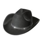 Cowboy Hoed Zwart Diamanten, Verzenden, Nieuw