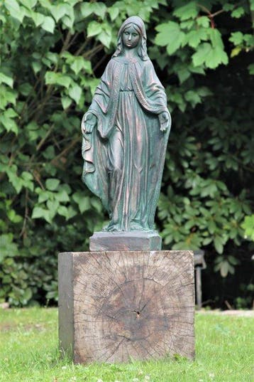 Beeld, Beeld van Moeder Maria - 80 cm - Mgo compensation, Antiek en Kunst