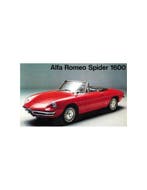 1966 ALFA ROMEO SPIDER 1600 BROCHURE FRANS, Ophalen of Verzenden
