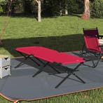 vidaXL Opvouwbaar Campingbed Rood 210 x 80 x 46 cm Oxford, Caravans en Kamperen, Kampeeraccessoires, Verzenden, Nieuw