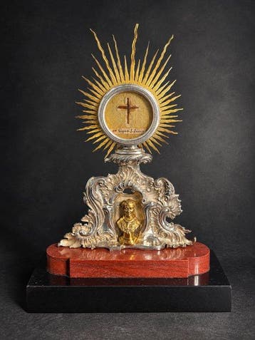 Reliquaire - Argent, Bois, Verre - 1800-1850 - Reliquaire de
