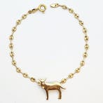 Armband - 18 karaat Geel goud - 0.01ct. tw. Diamant, Handtassen en Accessoires, Armbanden, Nieuw