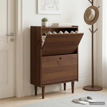 vidaXL Schoenrek BILBAO 70 x 30 x 107 cm, Verzenden, Nieuw