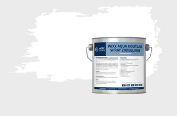 Wixx Aqua Houtlak Spray Zijdeglans Wit 2.5L, Doe-het-zelf en Bouw, Verzenden, Nieuw, Wit