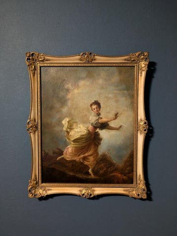 Jean-Honoré Fragonard (1732-1806), Naar - La fuite à dessein