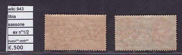 Italiaans Libië - Prachtige serie espresso nr. 1/2 MNH** uit