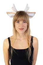 Haarband Luxe Hert Gewei Oortjes Beige Wit Rendier Diadeem E, Vêtements | Femmes, Ophalen of Verzenden