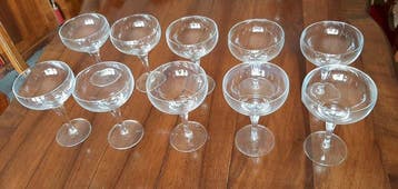 Flûte à champagne (10) - Cristal - Set de 10 verres en