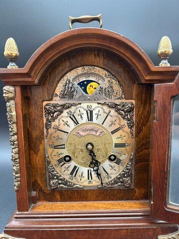 Horloges de table/bureau - Warmink - Bois - 1970-1980 - avec, Antiek en Kunst, Antiek | Klokken