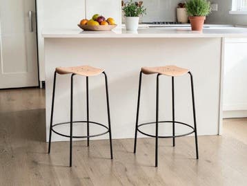 Make Nordic - Piet Hein - Tabouret (2) - UGO Barstool - Bois